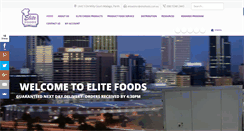 Desktop Screenshot of elitefoods.com.au